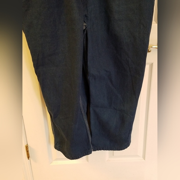 Liberty Men's Overalls Bib Design  Blue Denim Zip Fly Size 48W 30L - Picture 5 of 16